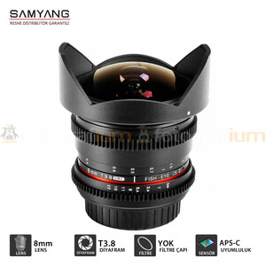 Samyang 8mm T/3.8 Video Lens - Thumbnail