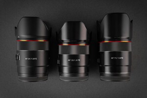 Samyang - Samyang AF 24/35/75 mm F1.8 Tiny Lens SET