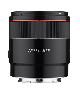Samyang AF 75mm F1.8 FE Lens (Sony E) - Thumbnail