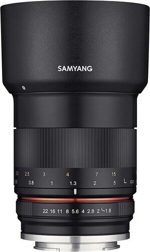 Samyang MF 85mm f/1.8 Lens