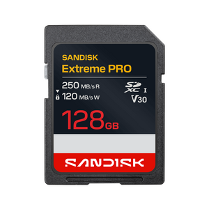 Sandisk - Sandisk 128GB 250MB/s Extreme PRO V30 SDXC UHS-I Hafıza Kartı