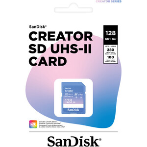 SanDisk 128GB 280MB/s Creator Series V60 UHS-II SDXC Hafıza Kartı - Thumbnail