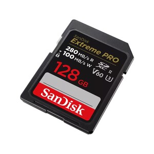 Sandisk - SanDisk 128GB 280MB/s Extreme PRO V60 SDXC™ UHS-II Hafıza Kartı (1)