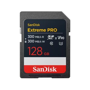 Sandisk - SanDisk 128GB 300MB/s Extreme PRO V90 SDXC UHS-II Hafıza Kartı (SDSDXDM-128G-GN4IN)
