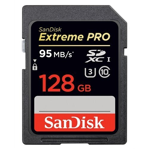 Sandisk 128GB 95MB/s Extreme Pro Class 10 UHS-I Hafıza Kartı