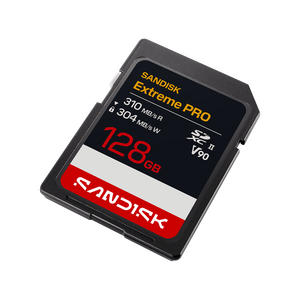 Sandisk - SanDisk 128GB 310MB/s Extreme PRO SDXC UHS-II V90 Hafıza Kartı (SDSDXDE-128G-GN4IN) (1)