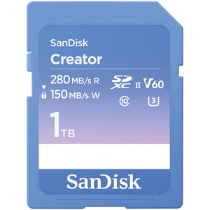 Sandisk - SanDisk 1TB 280MB/s Creator Series V60 UHS-II SDXC Hafıza Kartı