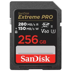 Sandisk - SanDisk 256GB 280MB/s Extreme PRO V60 SDXC™ UHS-II Hafıza Kartı