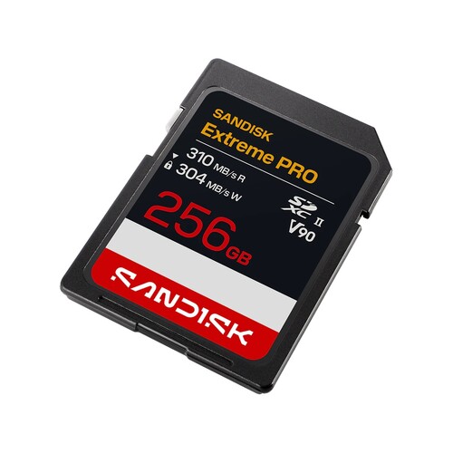 Sandisk 256GB 310Mb/s Extreme PRO SDXC UHS-II V90 Hafıza Kartı (SDSDXDE-256G-GN4IN)