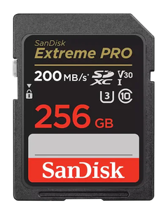 Sandisk 256GB Extreme Pro 200MB/s SD Hafıza Kartı - Thumbnail