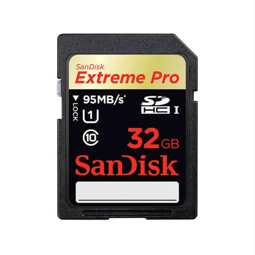 Sandisk 32GB 95MB/s SD Hafıza Kartı EXTREME