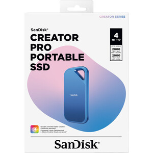 Sandisk - SanDisk 4TB Creator Pro Taşınabilir SSD (SDSSDE81C-4T00-G25) (1)
