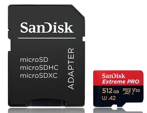 Sandisk - SanDisk 512GB 200MB/s Extreme Pro microSD Hafıza Kartı
