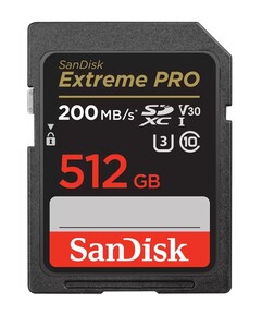 SanDisk 512GB 200mb/sn Extreme Pro SD Hafıza Kartı - Thumbnail