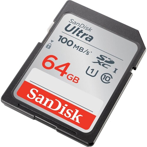 Sandisk 64GB 100mb/sn Ultra SDXC Hafıza Kartı