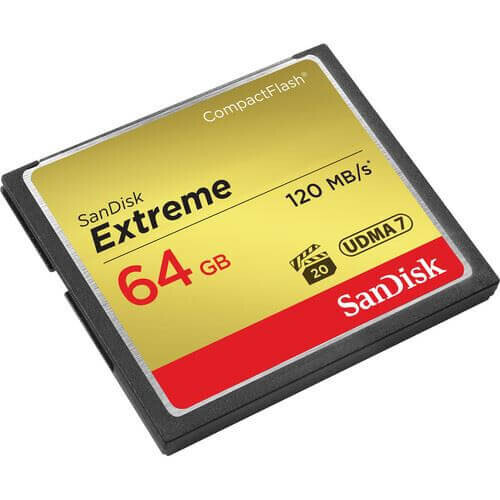 Sandisk 64GB 120MB/s Extreme CompactFlash