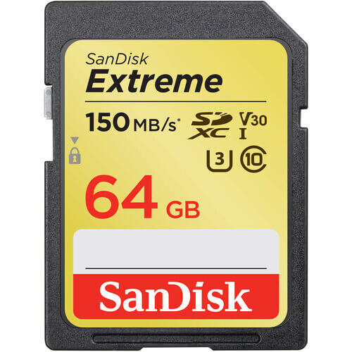 SanDisk 64GB 150MB/s Extreme SD Hafıza Kartı