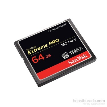 Sandisk 64GB 160mb/s Extreme Pro Compact Flash Kart