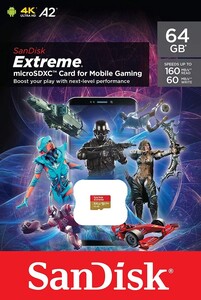 Sandisk - SanDisk 64GB 160MB/s MicroSDXC Hafıza Kartı