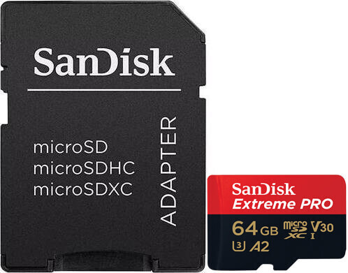 SanDisk 64GB 200MB/s Extreme Pro MicroSD Hafıza Kartı