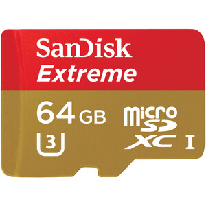 Sandisk 64GB 90-120 mb/sn MicroSD Hafıza Kartı - Thumbnail