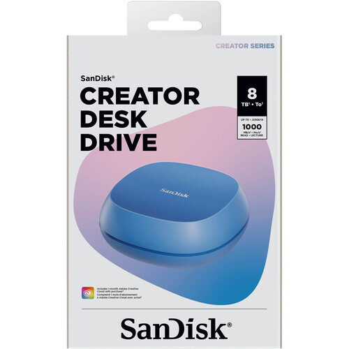 SanDisk 8TB Creator Desk Drive SSD (USB 3.2 Gen 2)