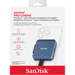 SanDisk PRO-CINEMA CFexpress Type B Kart Kayıt Cihazı (MagSafe Uyumlu) - Thumbnail