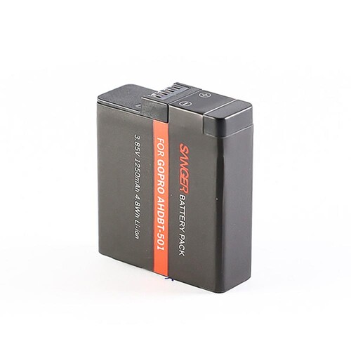 Sanger AHDBT-501 Gopro Hero 5 6 7 Black Batarya