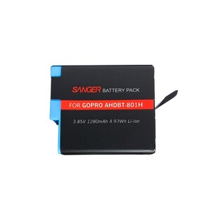 Sanger - Sanger AHDBT-801H Gopro Hero 8 Batarya (1)