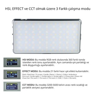 Sanger - Sanger PRO-S21 RGB Led Video Efekt Işığı (1)