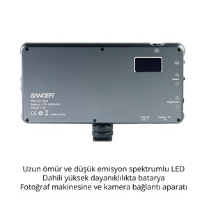Sanger PRO-S21 RGB Led Video Efekt Işığı - Thumbnail