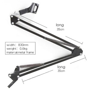 Sanger SM-35 Masa Tipi Mikrofon Standı 70cm - Thumbnail