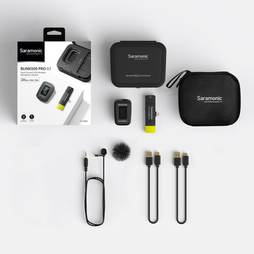 Saramonic Blink 500 Pro B3 Kablosuz Yaka Mikrofon Sistemi