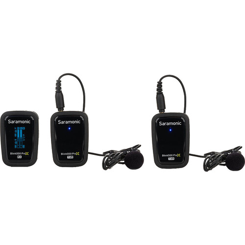 Saramonic Blink500 ProX B2R 2 Kişilik Kablosuz Yaka Mikrofonu