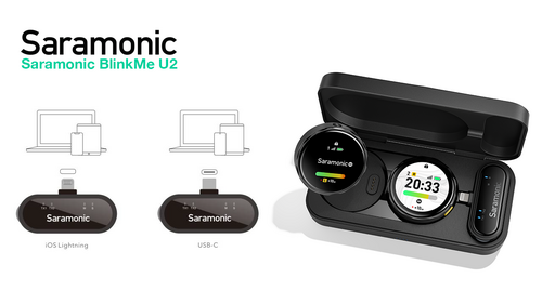 Saramonic Blinkme U2 2 Kişilik Kablosuz Yaka Mikrofonu