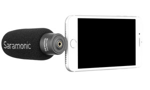 Saramonic SmartMic+ Di IOS Telefon Uyumlu Vlogger Mikrofonu - Thumbnail