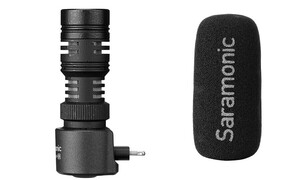 Saramonic SmartMic+ Di IOS Telefon Uyumlu Vlogger Mikrofonu - Thumbnail