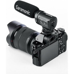 Saramonic SR-M3 Ekstra Mikrofon Girişli ve Kulaklık Çıkışlı Shotgun Mikrofon - Thumbnail