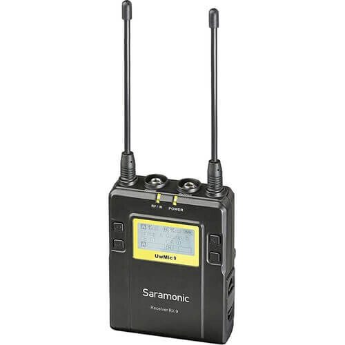 Saramonic UwMic9 Kit4 (RX9 HU9) 1 Verici 1 Alıcı Kablosuz El Mikrofonu