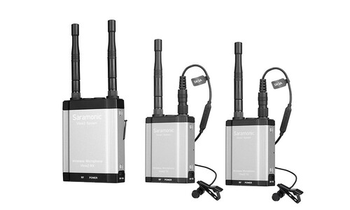 Saramonic Vlink2 Kit2 (TX+TX+RX) 2.4 GHz Kablosuz Mikrofon Sistemi