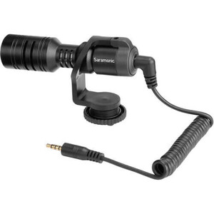 Saramonic Vmic Mini Cep Telefonu ve DSLR Uyumlu Shotgun Mikrofon - Thumbnail