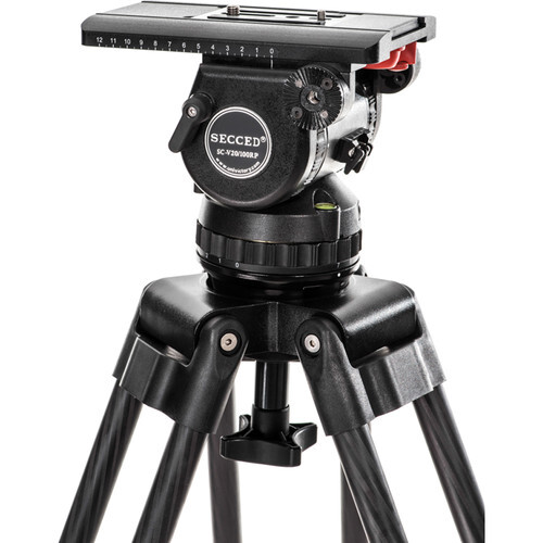 Secced Reach Plus 4 Profesyonel Tripod - Karbon Fiber