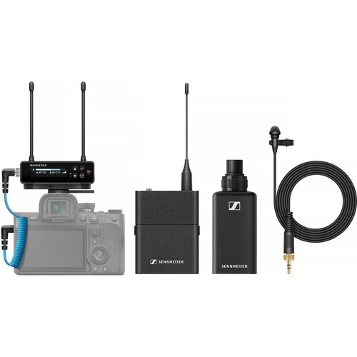 Sennheiser EW-DP ENG SET Kamera Üstü Alıcılı Mikrofon Seti (1 El & 1 Yaka Mikrofonu İkili Set)