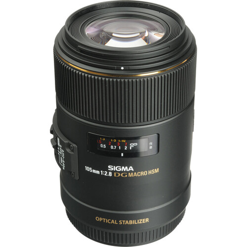Sigma 105mm f/2.8 EX DG OS HSM Macro Lens (Canon EF)