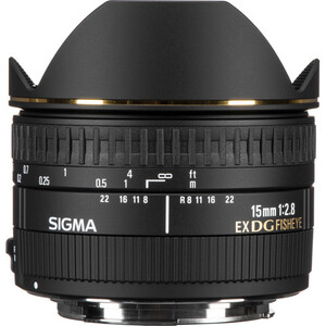 Sigma - Sigma 15mm f/2.8 EX DG Diagonal Balıkgöz Lens (Canon EF)