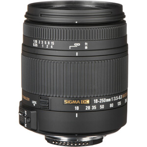 Sigma 18-250mm f/3.5-6.3 DC Macro OS HSM Lens (Canon EF) - Thumbnail