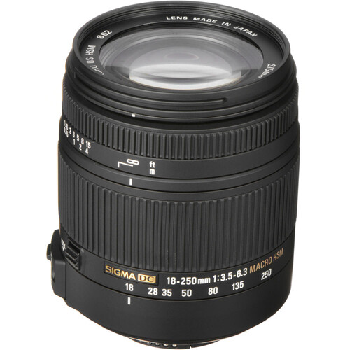 Sigma 18-250mm f/3.5-6.3 DC Macro OS HSM Lens (Nikon F)