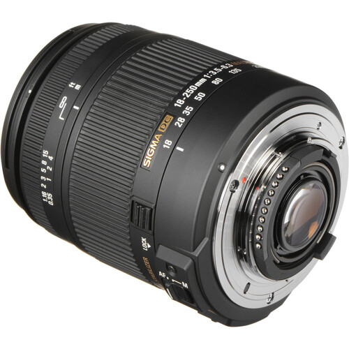 Sigma 18-250mm f/3.5-6.3 DC Macro OS HSM Lens (Nikon F)