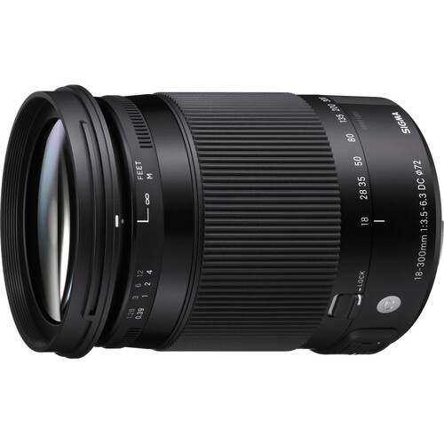 Sigma 18-300mm f/3.5-6.3 DC Macro OS HSM | C Lens (Canon EF)