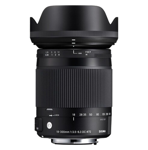 Sigma 18-300mm f/3.5-6.3 DC Macro OS HSM | C Lens (Nikon F)